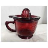 Ruby Red Juicer/Measuring Glass