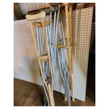 Large Lot of Crutches