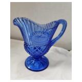 Blue Avon Pitcher