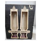 6 Pc Decor Lite Set Federal Glass
