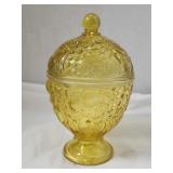 Vintage Yellow Avon Candy Dish