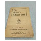1922 The Grocers Answer book