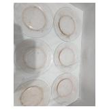 Pink Depression Glass Plates