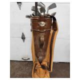 Vintage Hogan Golf Bag & Wilson Clubs