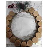 Handmade Wood Wreath