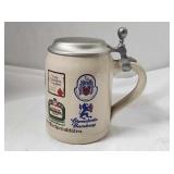 German Advertising Stoneware Stein