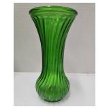 Green Glass Hossier Vase
