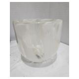 Vintage Bowl Vase Swirl