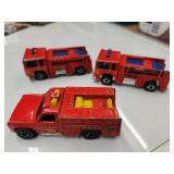 Vintage Hotwheels Rescue Vehicles