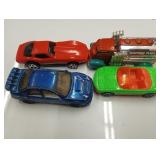 4 hot wheel cars