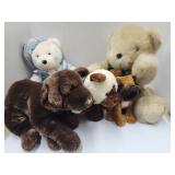 Lot of 5 Stuffed Plush