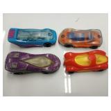 4 hot wheels