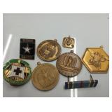 Various military medals