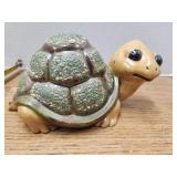 Ceramic Turtle Yard Decor (been repaired)