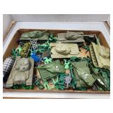 Lot of Toy Tanks and Army Men