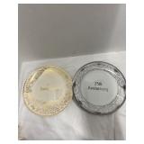 25th and 50th Anniversary Plate