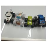 4 monster trucks