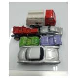 6 various cars