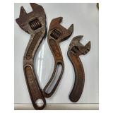Vintage Curved Wrenches 1 is chipped