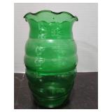 Green Glass Vase