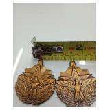 2 meritorious service pendants