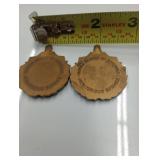 2 meritorious service pendants