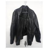 Leather coat