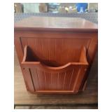 Small Wood Storage Box with Drawer