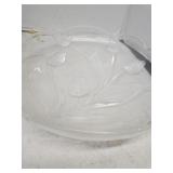 Mikasa Glass Tulip Design Bowl Dish