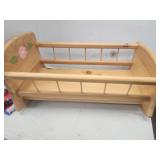 Wood Dol Cradle