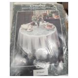70" Crochet Round Tablecloth