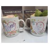 2 Mom Mugs with Corsages NIB