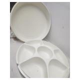 Lidded Tupperware Serving Tray