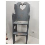 Wood Doll High Chair
