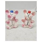 Vintage Bear Salt and Pepper Shakers