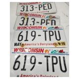 Wisconsin License Plates