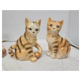 Vintage Orange Tabby Cat Salt and pepper Shakers