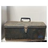 Vintage Metal Tool Box No Shipping