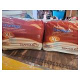 2 Packs of Premium Overnight Briefs XL