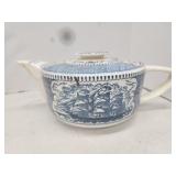 Currier and Ives Teapot