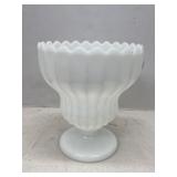 Vintage Milk Glass Vase