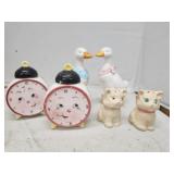 3 Vintage Sets of Salt and Pepper Shakers