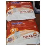 Tranquility XL Overnight Underwear 2 pks