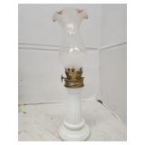 Milkglass Oil Lamp