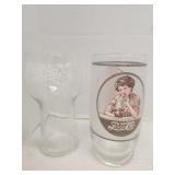 2 Vintage Pepsi Glasses