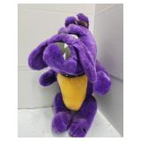 1992 Purple Plush Dog nice