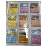Pokï¿½mon Trading Cards in sleeves