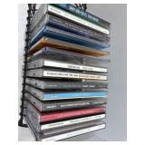 Lot of Music CDs in Rack