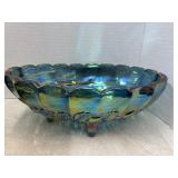 Carnival Glass Harvest Grape Bowl