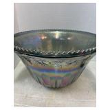 Carnival Glass Punch Bowl